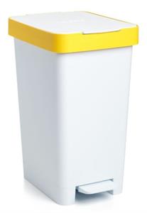 Cubo Smart pedal amarillo 25L